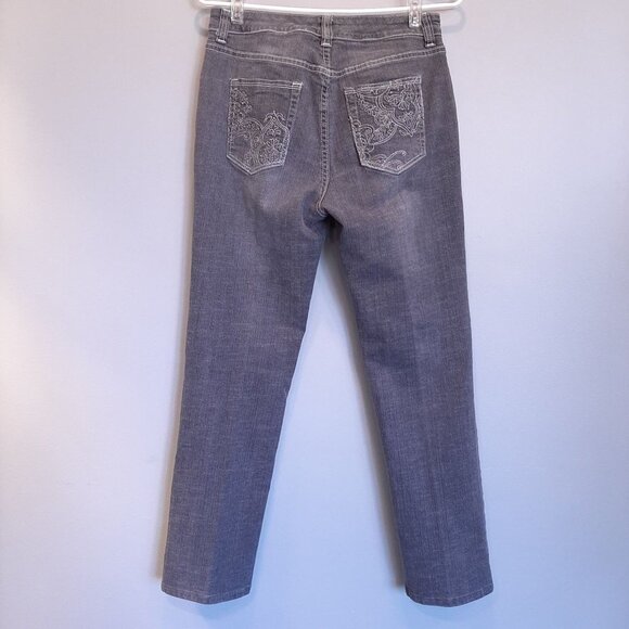 CHICOS Platinum Callie Jeans Straight Leg Denim - Picture 6 of 10